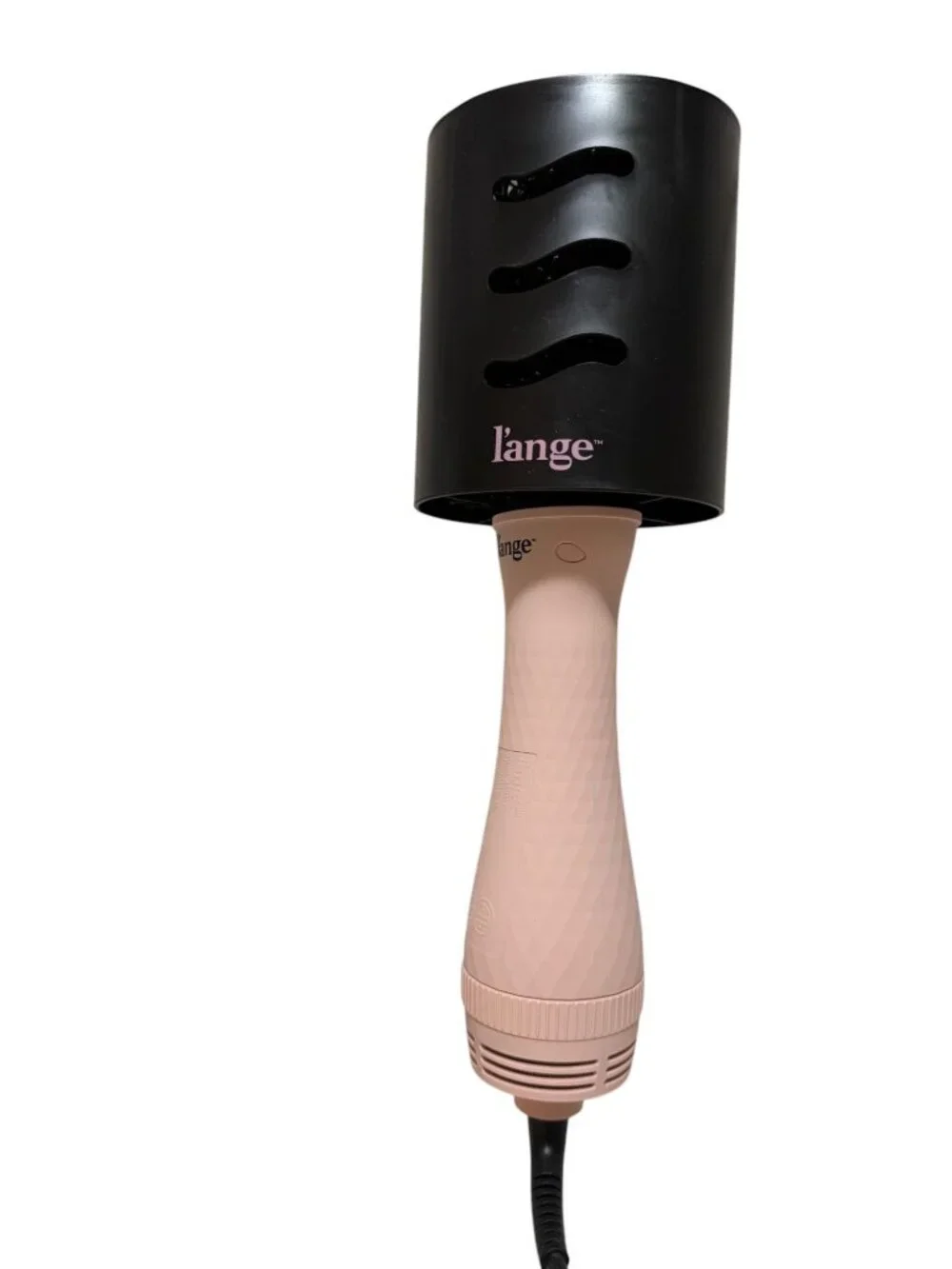 L'ANGE HAIR Le Volume 2-in-1 Titanium Blow Dryer Brush 60mm Hot Air Styler Pink